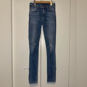 Citizens of Humanity Rocket High-Rise Skinny Distressed Jeans